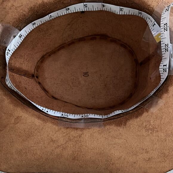 Handmade Leather CowGirl Hand Stitched Vintage Sz 10 - Picture 13 of 14